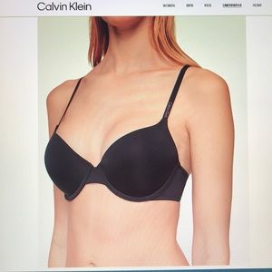 Calvin Klein Essentials T-Shirt Bra (Black)